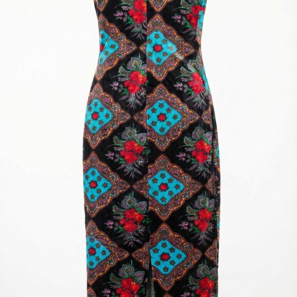 Betsy Johnson Sleeveless Maxi Dress Size Medium Vintage 1990 - Picture 13 of 13